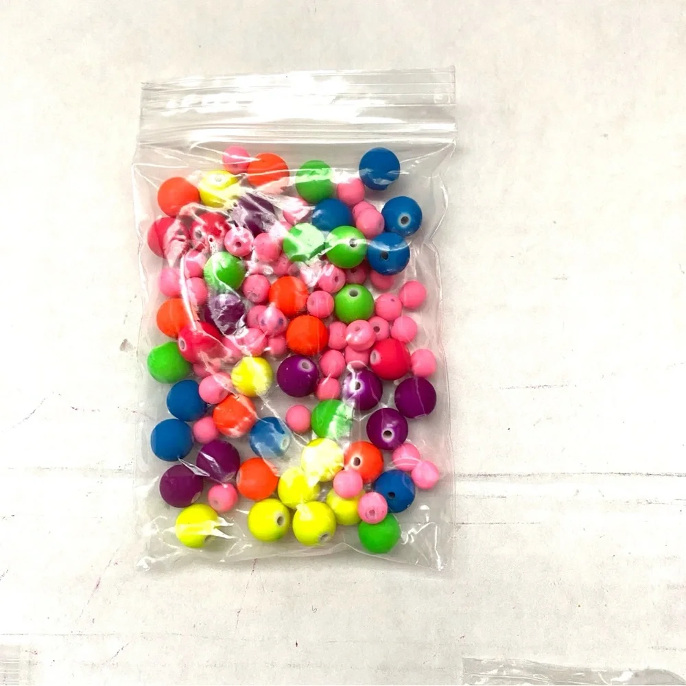 Colorful Bead Set for Jewelry Making or Party Decorations